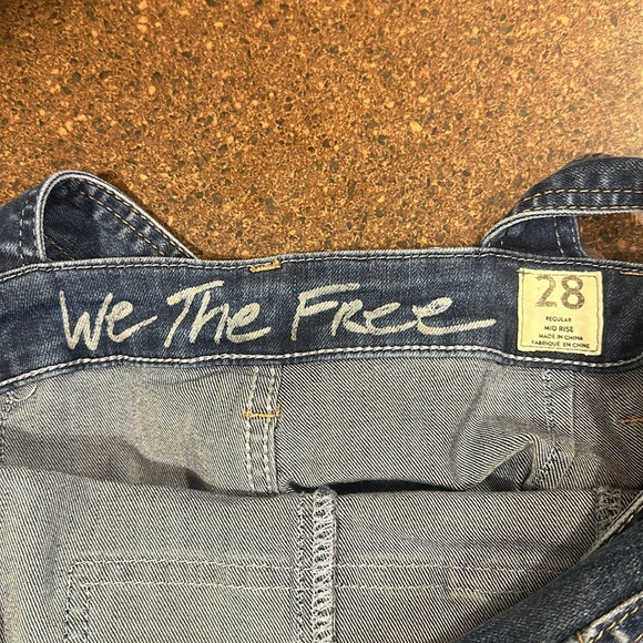 Free People Carly Flare Overalls size 28 - Picture 9 of 10